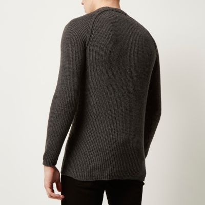 Grey Only & Sons knitted jumper
